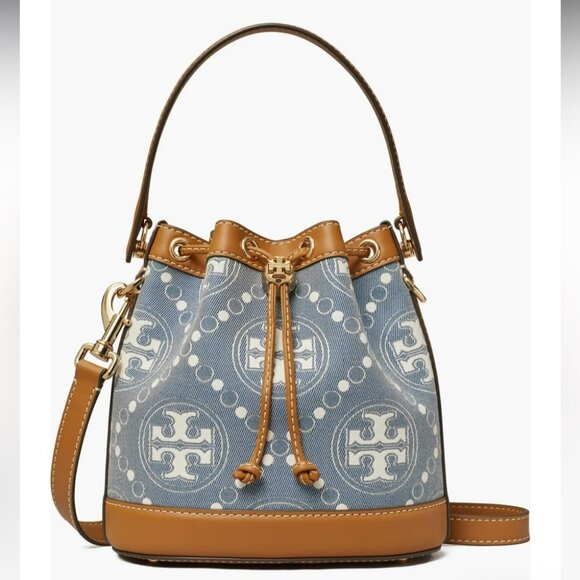 🔥NeW! Tory Burch T Monogram Bucket Bag - Picture 3 of 12